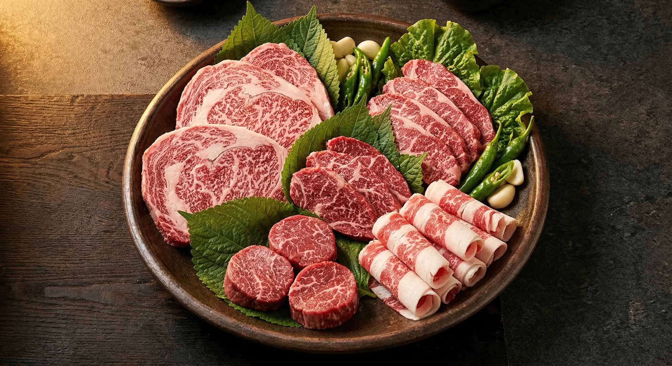 프리미엄 한우 모듬